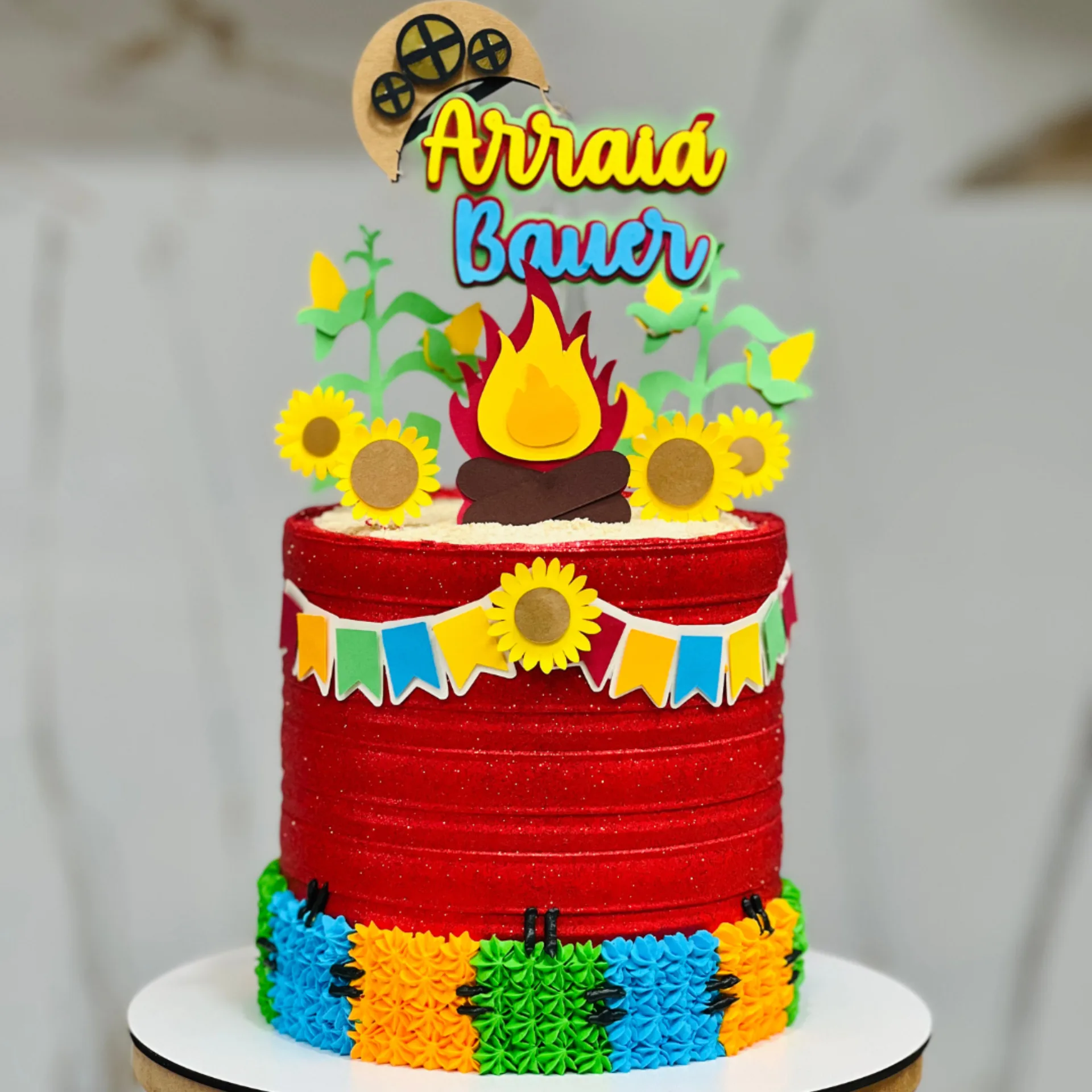 Bolo Decorado Arraiá