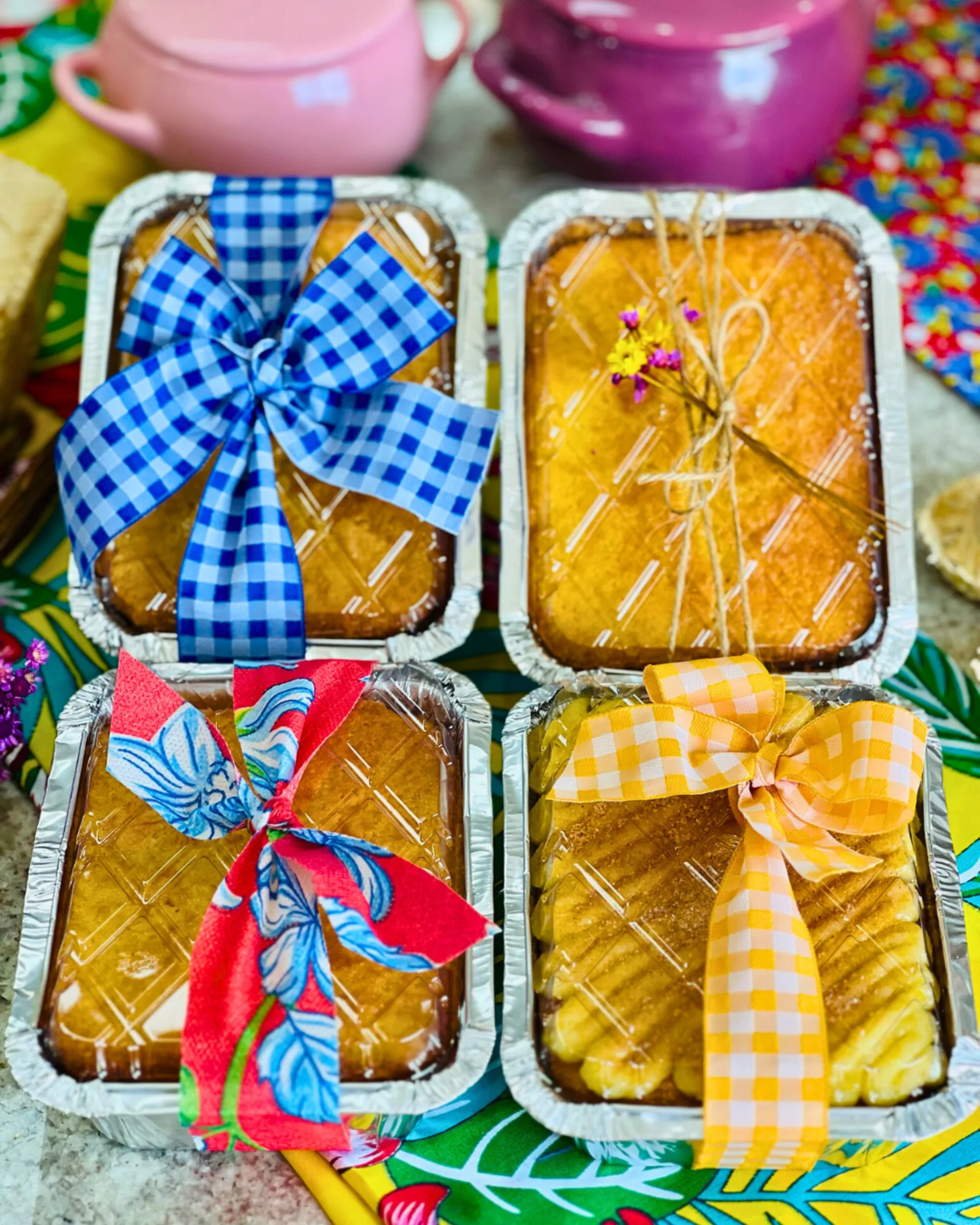 Bolo de Fubá com Curau